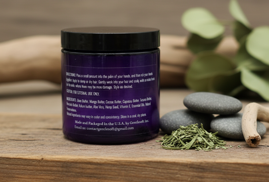 Gentlesoft Hair Butter – Moisturizing & Anti-Frizz Hair Butter for Healthy Hair Growth